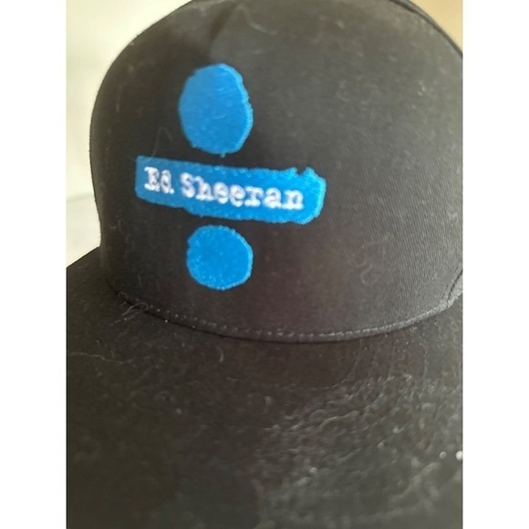 Ed Sheeran Divide Black Hat Cap Adjustable Trucker - Picture 2 of 6